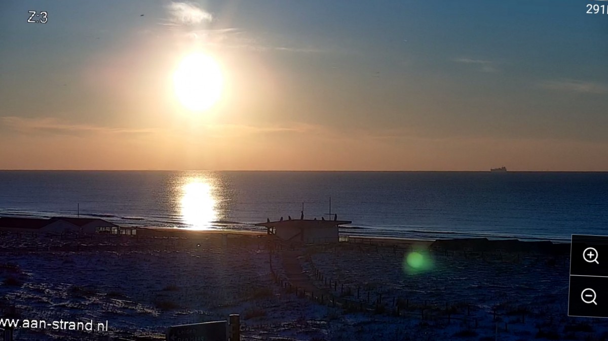 Live beelden van het Strand in Katwijk aan Zee